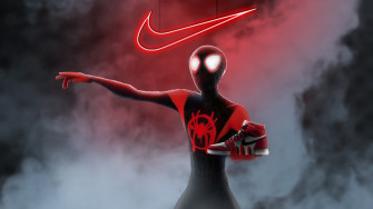 Spiderman Miles Morales Nike Air Jordan Laptop Full HD