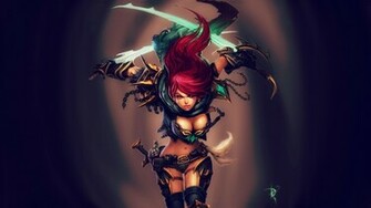 Katarina Girl League Of Legends HD Wallpaper Lol Champion Image