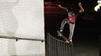 Nyjah Huston Skateboarding Real Street