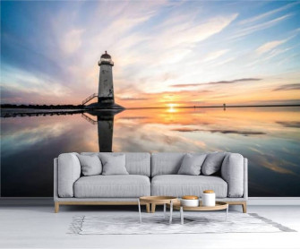 Amazon Wallpaper Lighthouse Standing In Pool Of Water