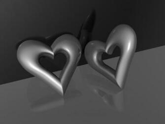 Heart Black Background