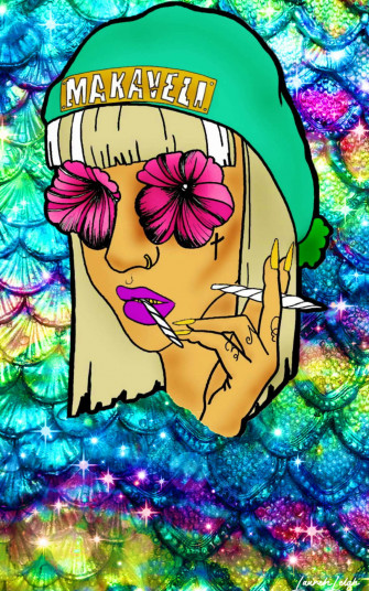 Smoking Weed Wallpaper
