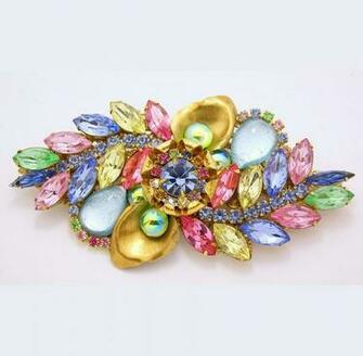 Rhinestone Wallpaper Fruit Salad Brooch