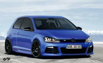 Golf R Line Blue Vw Vii Anton By