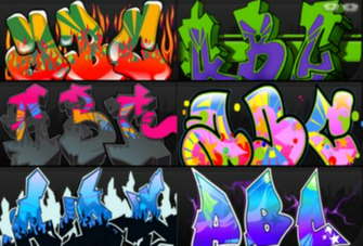 Creator Grafitti Alphabet Letters Png