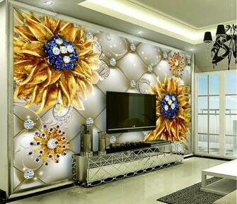Custom Retail 3d Diamond Flower Soft Bag Boutique Indoor