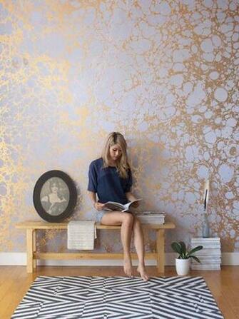 Metallic Marble Wallpaper Dressing My Dream House