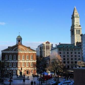City Of Boston HD Wallpaper iPad Downtown High