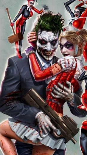 Joker And Harley Android Wallpaper