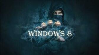 Windows Full HD Wallpaper New Metro Look Blue Black Theme Bg