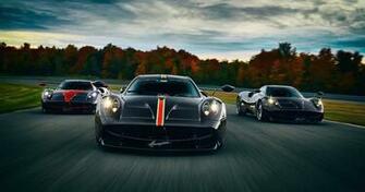Pagani Huayra Three Cars Wallpaper 4k Ultra HD