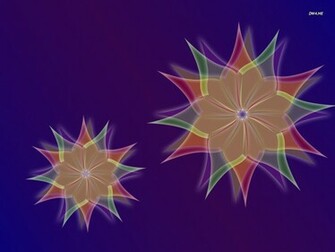 Colorful Flowers Wallpaper Abstract