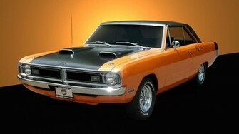 Cars Muscle Widescreen Dodge Dart Wallpaper