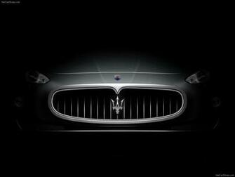Maserati Logo In Grill Wallpaper HD Desktop