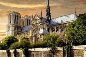 Notre Dame De Paris HD Wallpaper Background Image