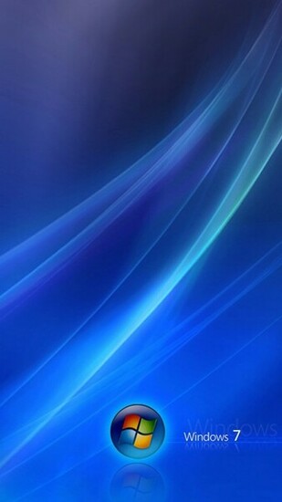 Windows Dark Blue iPhone Wallpaper HD
