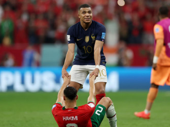World Cup Great Friends Achraf Hakimi And Kylian Mbappe