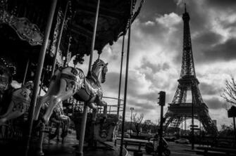 Paris Carousel Computer Wallpaper Desktop Background
