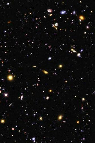 Ios7 Hubble Deep Field Dark Parallax HD iPhone iPad Wallpaper