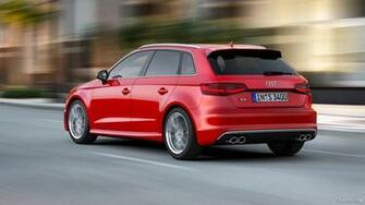 Audi S3 Sportback Misano Red Rear HD Wallpaper
