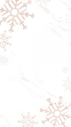 Snowflakes Patterned On White Mobile Phone Wallpaper Vector