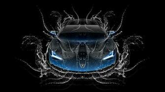 Lamborghini Centenario Frontup Super Water Car Wallpaper 4k
