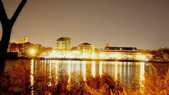 New Jersey Perth Amboy Staten Island Night Usa World