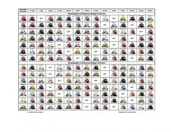 Clemson Football Schedule Printable
