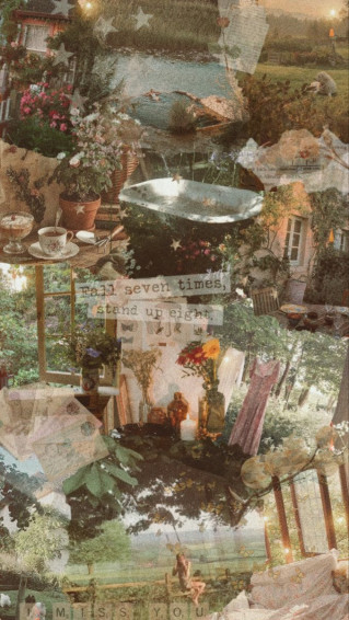 Vintage Cottagecore Wallpaper Cottage Core Scenery