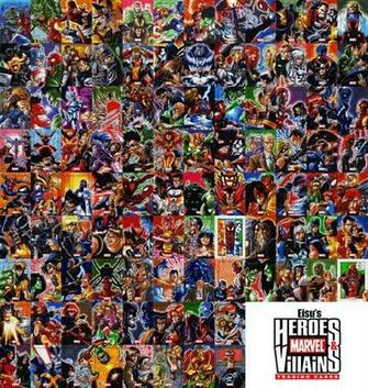My Sketches Are Marvel Heroes And Villains