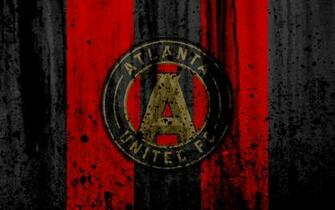 Wallpaper 4k Fc Atlanta United Grunge Mls Art