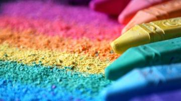 Wallpaper Pastel Colorful Rainbow Tablet