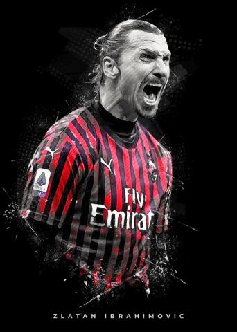Zlatan Ibrahimovic Poster By Creative Shop Displate