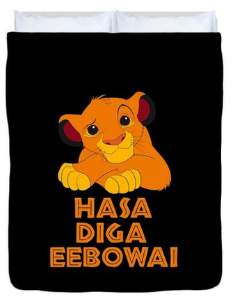 Hasa Diga Duvet Cover By Mortred Crystalis