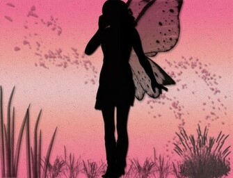 Pink Fairy Love Wallpaper