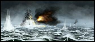 German Ship Bismarck Wallpaper