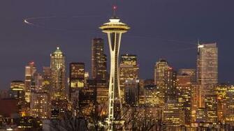 Space Needle Seattle Widescreen Wallpaper