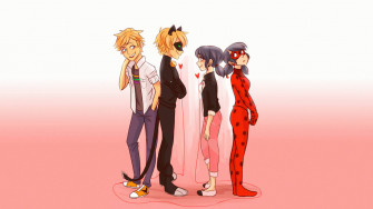Ladybug And Cat Noir Wallpaper