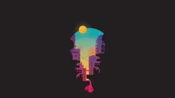 Artistic City HD Wallpaper Background Image
