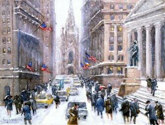 Winter Comes To Wall Street New Wallpaper