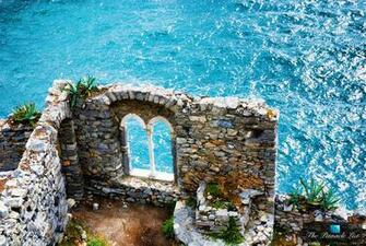 Ruins Of Doria Castle In Portovenere Italy Along The