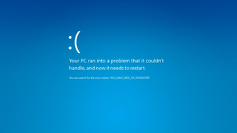 Windows Bsod Wallpaper FHD By Halfingr