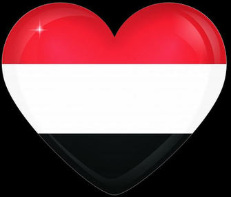 Yemen Large Heart Flag Gallery Yopriceville High Quality