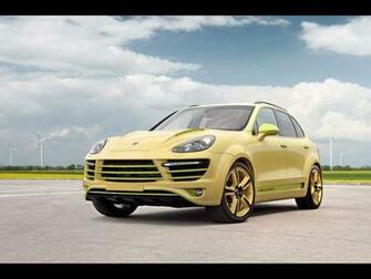 Porsche Cayenne Vantage Lemon Side Angle Wallpaper And Stock Photos