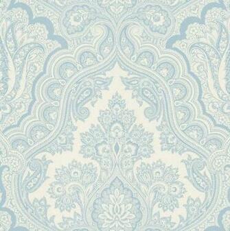 Decorative Blue Paisley Wallpaper Energy
