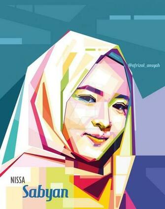 Nissa Sabyan In Wpap Art By Afrizal Ansyah