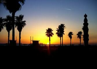 Sunset Sonnenuntergang Venice Beach California Kalifornien