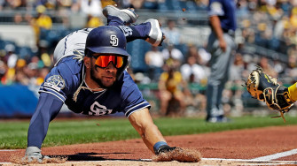 San Diego Padres Fernando Tatis Jr Makes Daring Play On Infield