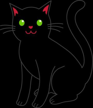 Black Cat Pictures Cartoon