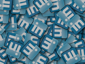 Linkedin 3d Glossy Logos Background Wallpaper